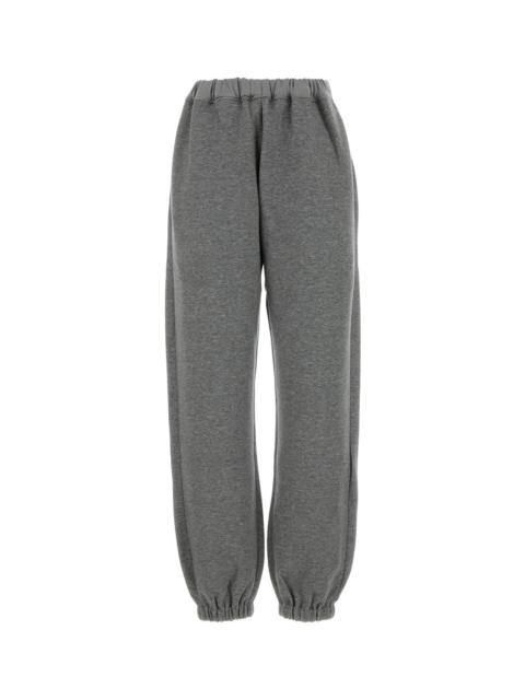 Carven Dark grey nylon blend joggers