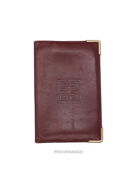 Givenchy Givenchy Pocket Organizer Wallet - Red Leather