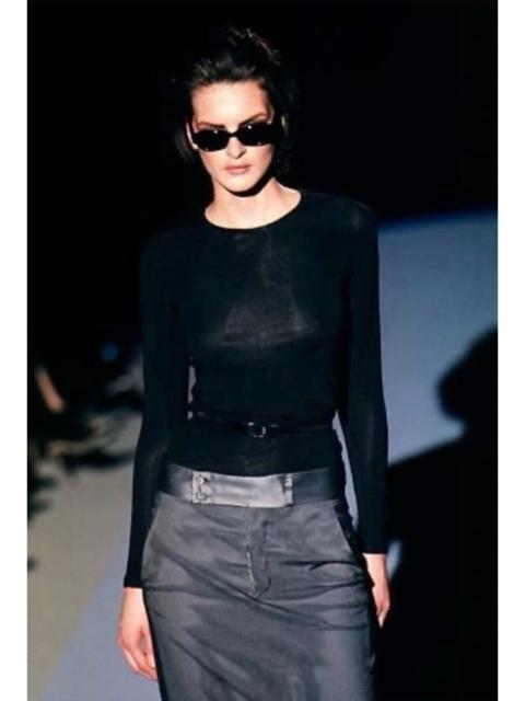 GUCCI Vintage 1998 Gucci Tom Ford Runway Polyester Long Sleeve