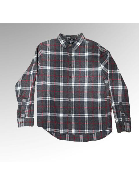 Other Designers 21 Men - Red and Gray Flannel Overshirt 🔴