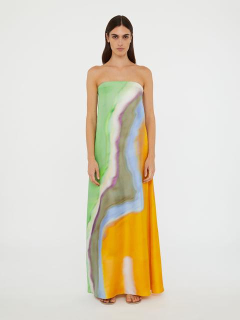 CHRISTOPHER ESBER Aura Silk Strapless Dress