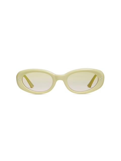 GENTLE MONSTER tonal-design oval-frame sunglasses