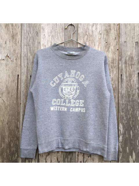 Other Designers Vintage - Vintage Active Max Cuyahoga College Crewneck Sweatshirt