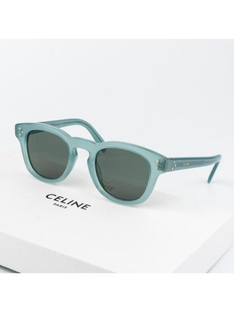 CELINE Celine 3 DOTS Men Sunglasses Lime Green Transparent Square CL40233I 93N