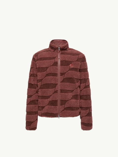 Moncler Teddy Jacquard Zip-Up Sweatshirt