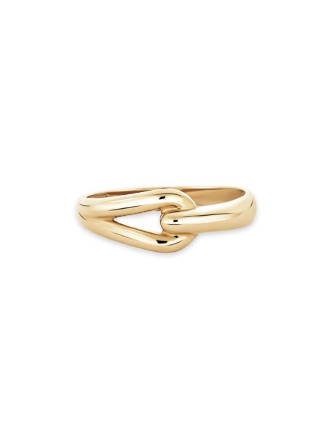 STONE AND STRAND Gold Bridle Ring