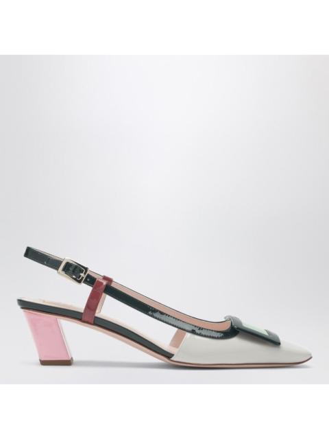 Roger Vivier Roger Vivier Belle Vivier Multicolour Patent Leather Slingback Women