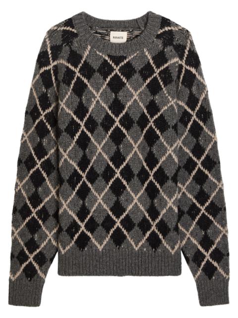 KHAITE Khaite Pratt Argyle Cashmere Jumper