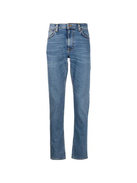 mid rise straight jeans