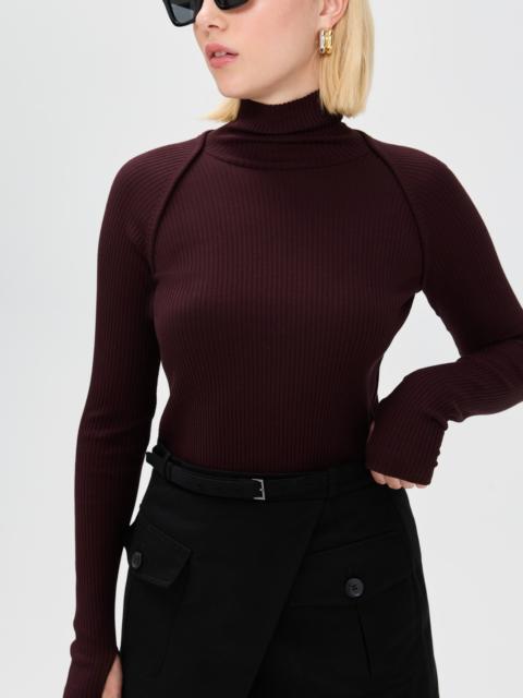 Helmut Lang Layered Shrug Turtleneck