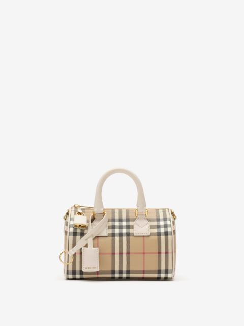 Burberry Mini Check Bowling Bag