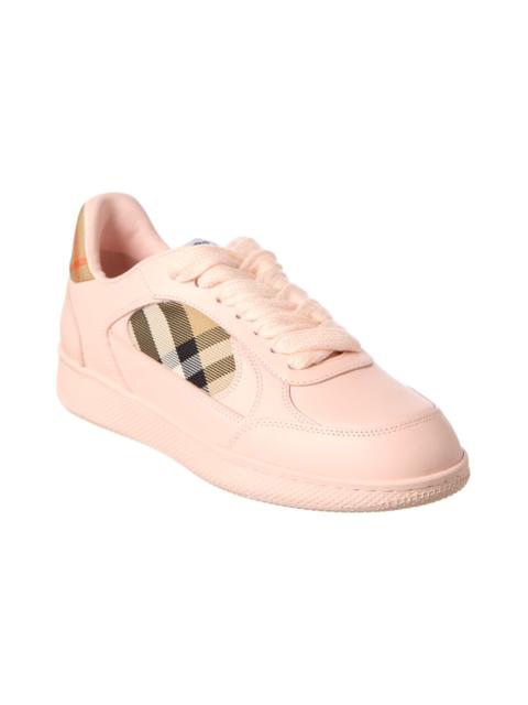 Burberry Burberry Terrace Check Canvas & Leather Sneaker
