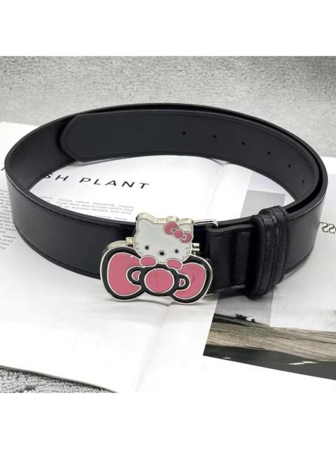 Japanese Brand - y2k 2000s Hello Kitty rhinestone grunge goth emo punk belt