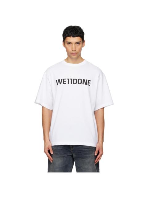 We11done White 'We11done' T-shirt