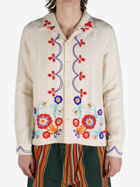 BODE - Men Beaded Garden Party Shirt