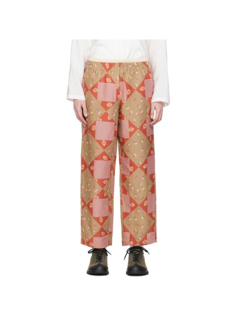 RANRA Multicolor Print Collector Trousers
