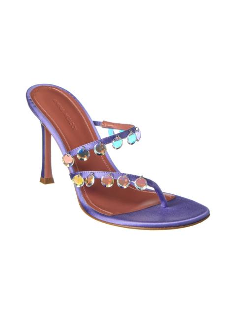 Amina Muaddi AMINA MUADDI Tina Satin Sandal