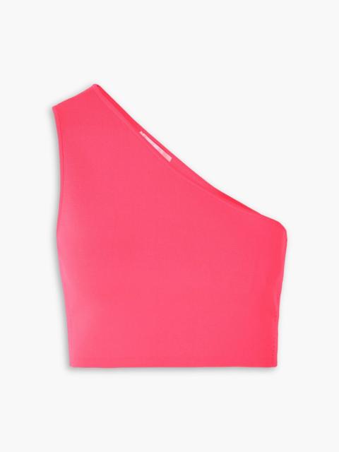 Victoria Beckham VB Body one-shoulder cropped stretch-knit top