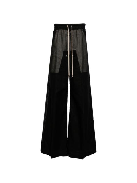 Bela wide-leg cotton trousers