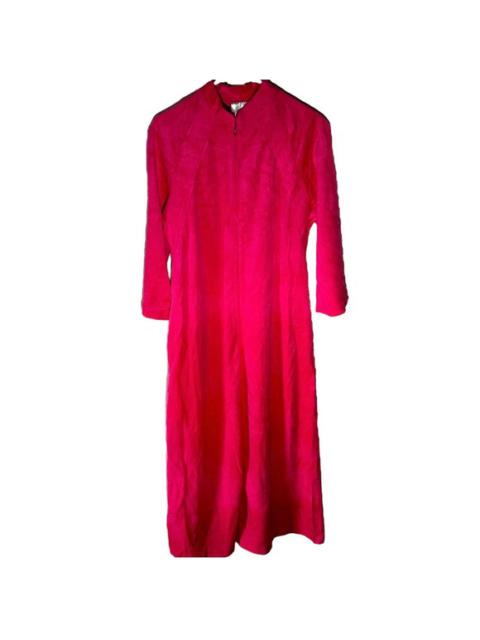 Other Designers Tiffany Loungewear Housecoat Velour Long Sleeved Mandarin Collar Pink Small