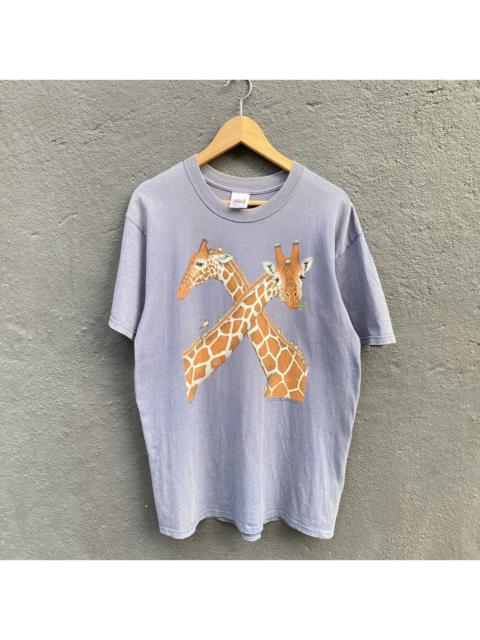 Other Designers Thrashed Faded Vintage 90s Liberty Graphics Animal Tee