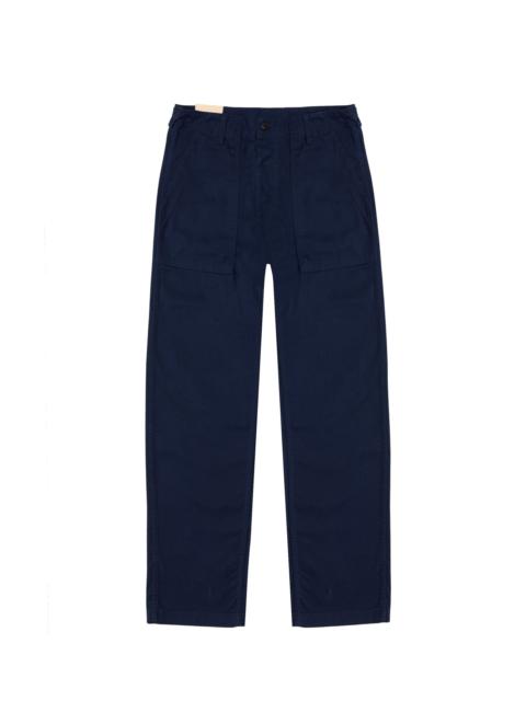 FORTELA Fortela NewFatigue Vietnam Era Military Style Cotton Trousers in Blue at Nordstrom
