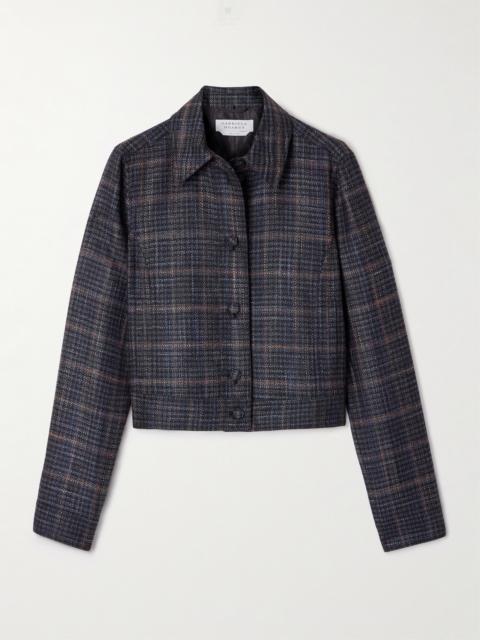 GABRIELA HEARST Thereza Prince Of Wales Checked Wool And Silk-blend Jacket