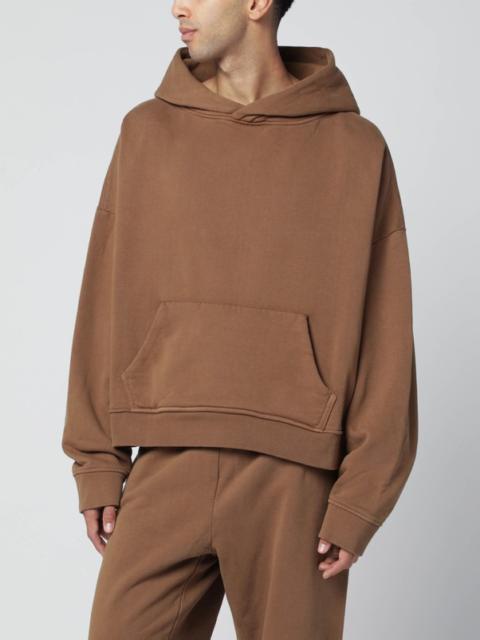 entire studios Brown hooded sweatshirt