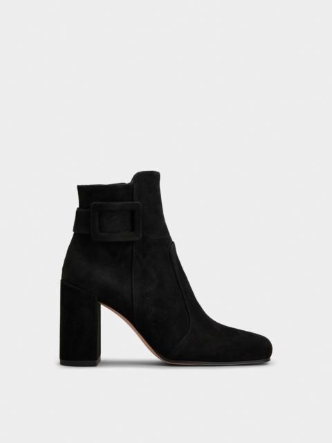 Booties in suede