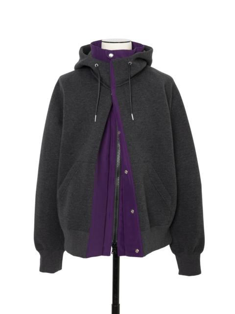 sacai Sponge Sweat x Grosgrain Hoodie