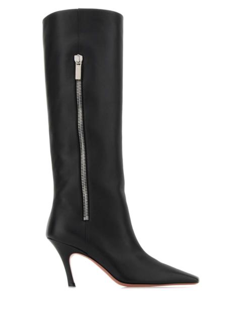 Amina Muaddi Amina Muaddi Women Black Leather Mona Boots