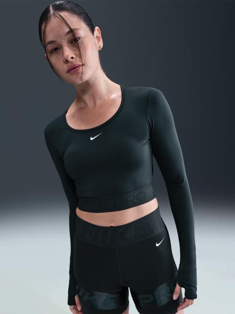 Nike Nike Pro Women's Dri-FIT Cropped Long-Sleeve Top