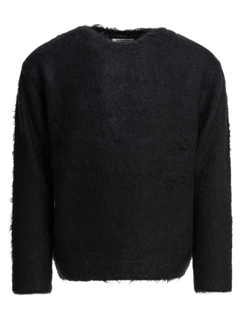 AURALEE Auralee Men Mohair Crew-Neck Sweater