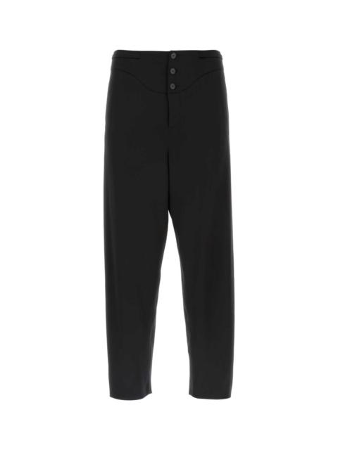 SAINT LAURENT Saint Laurent Men Black Satin Pant