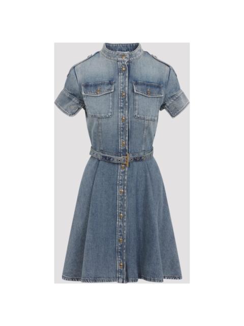 Alexander McQueen Denim Mini Dress