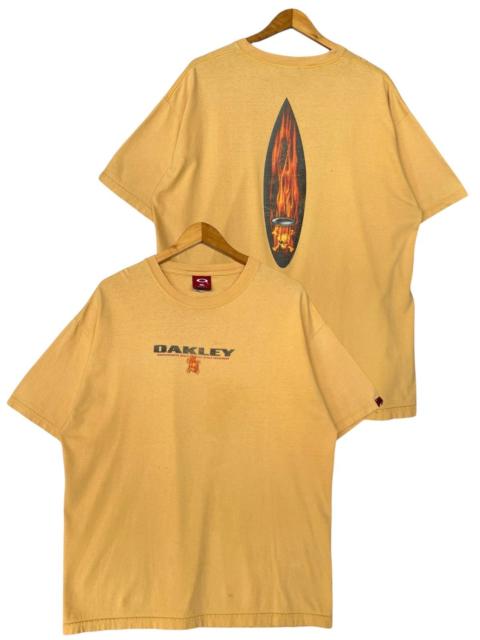 OAKLEY Vintage Oakley Flame Sunfaded Yellow Shirt