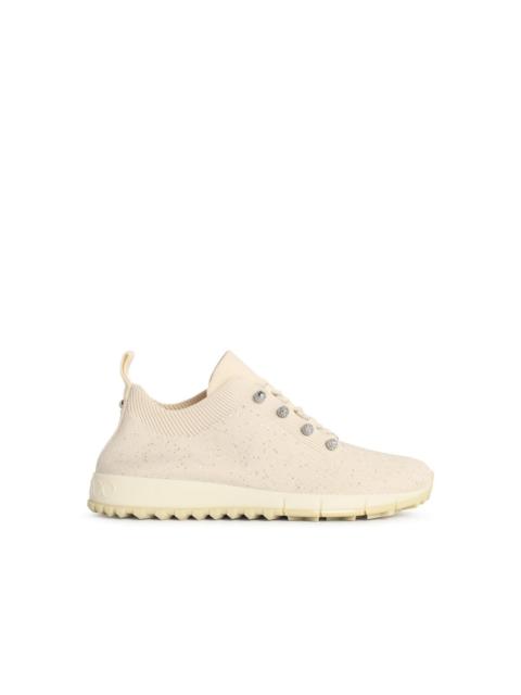 JIMMY CHOO Jimmy Choo 'Veles' Milk Fabric Sneakers Women