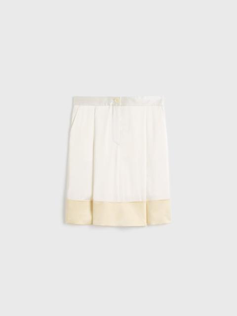 TOTEME Soft tuxedo skirt white