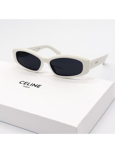 CELINE NEW CELINE CL40252I 25A WOMEN WHITE GREY SUNGLASSES CELINE