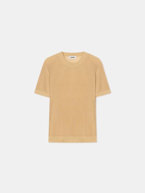 AERON SHALOTT
Ribbed relaxed T-shirt