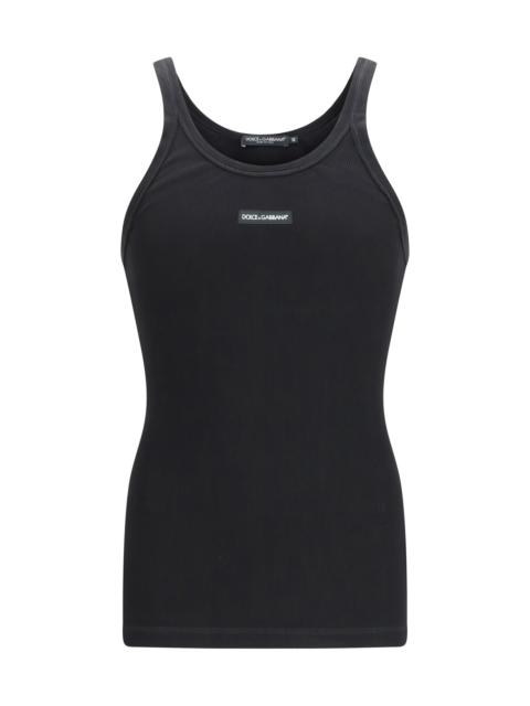 Dolce & Gabbana Dolce & Gabbana Men Cotton Printed Tank Top