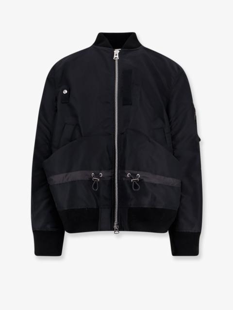 sacai Sacai Men Nylon Bomber Jacket
