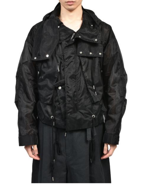 BED J.W. FORD HOODED SHORT MODS (EXCLUSIVE) / BLK