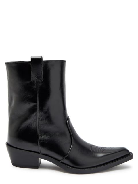 KHAITE Khaite Clive 35 Leather Ankle Boots