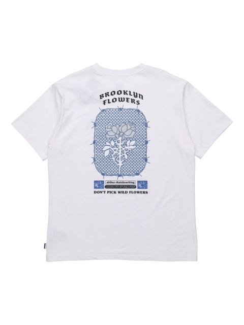 adidas adidas originals Bk Tee Back Printing Sports Round Neck Short Sleeve White EC7298