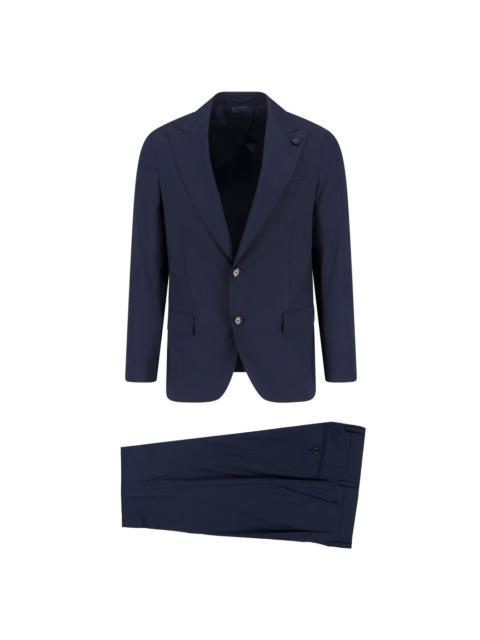 LARDINI Single-breasted Virgin Wool Suit