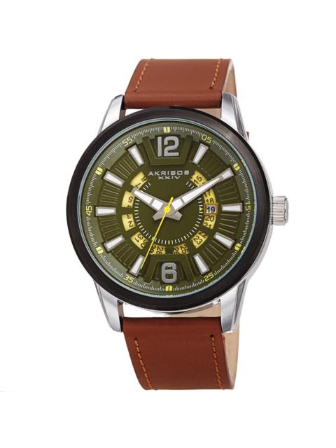 Other Designers Akribos XXIV Quartz Green Dial Men's Watch AK1079GNBR