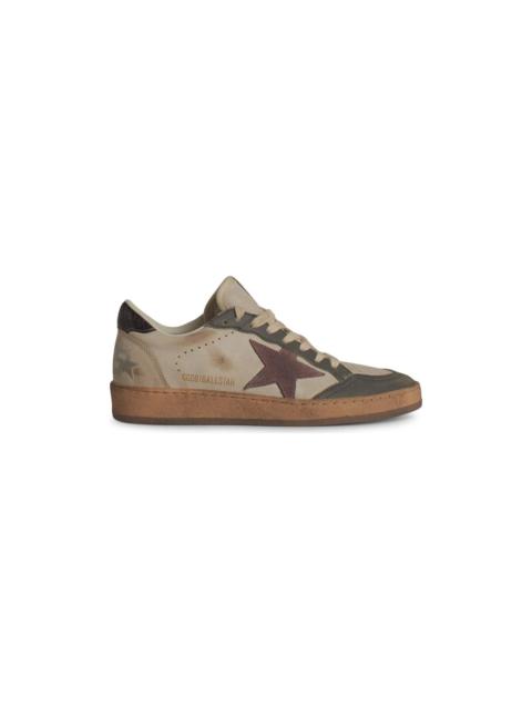 'ball Star' Beige Leather Sneakers
