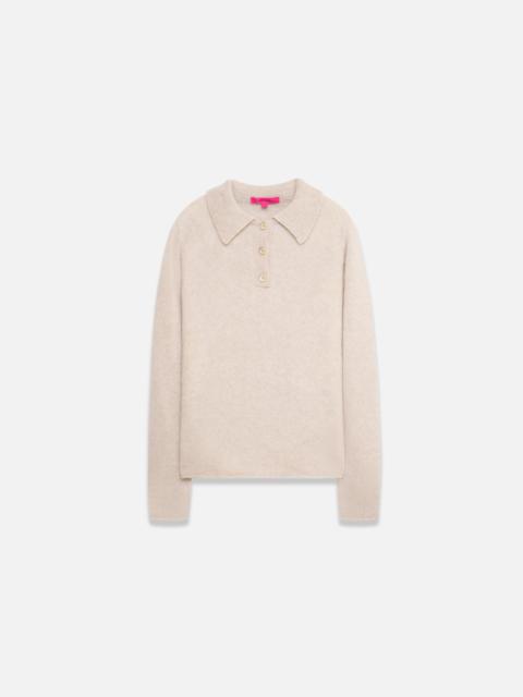 The Elder Statesman WOMEN'S FITTED POLO