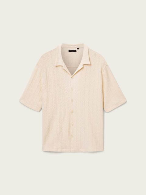 ALLSAINTS TRACE OVERSIZED TEXTURED SHIRT